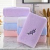 REGALWOVEN Bathroom Home Decor Cotton Soft Absorbent Floral Embroidered Hand Towel 13" x 29" - 3 of 4