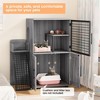 Modern Villa Litter Box Enclosure with Ladder, Double-Layer Cat House Furniture, 33.5" x 17.9" x 41.9" - 4 of 4