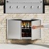 VEVOR BBQ Access Door, 36W x 21H Inch Double Outdoor Kitchen Door, Stainless Steel Flush Mount Door, Wall Vertical Door with Recessed Handles - 2 of 4