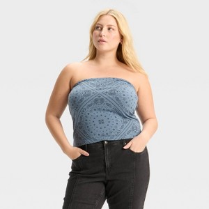 Women's Graphic Tube Top - Wild Fable™ - 1 of 3