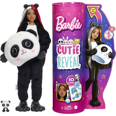 Barbie Cutie Reveal Panda Plush Costume Doll