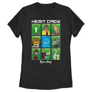 Women's Rick And Morty Featuring The Heist Crew T-Shirt - 1 of 4