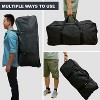 Generic Huge Bag with Wheels  Foldable Duffel Bag Collapsible Rolling Travel Bag - 4 of 4