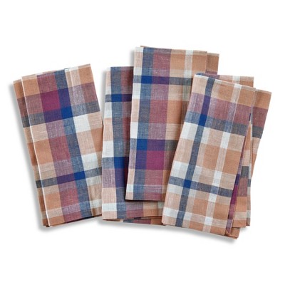 Solino Home Linen Dinner Napkins | Fall Flavors Madras