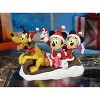 9.45-inch Mickey, Minnie, and Pluto Holiday Decoration - 2 of 4