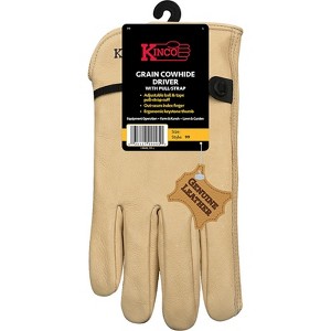 Kinco Men's Indoor/Outdoor Full Grain Driver Gloves Tan L 1 pair - 1 of 1