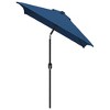 vidaXL Garden Parasol Azure Polyester 118.1x78.7 in Tiltable - 3 of 4