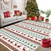 Christmas Area Rug, Washable Snowflake Holiday Accent Rug, Non Slip Low Pile Decorative Boho Carpet for Home - 3 of 4