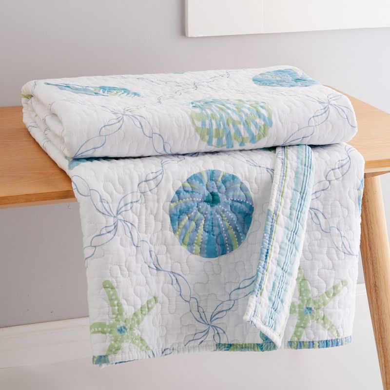 Marine Dreams Throw - One Quilted Throw - Levtex Home, 3 of 5