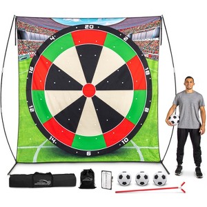 GoSports 10 FT Chip N' Stick Soccer Darts - Giant Kick Darts Game for All Skill Levels - MultiColor - 1 of 4
