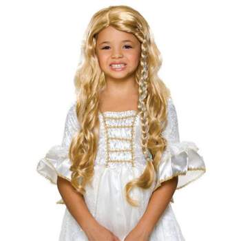 Rubies Girl's Glamorous Princess Blonde Wig
