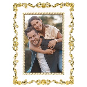 REGALWOVEN Luxury Glass Front Tabletop Multi-purpose Display Picture Frame 1 Pc - 1 of 4