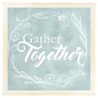 18" x 18" Gather Together Single Picture Frame Natural White - PTM Images