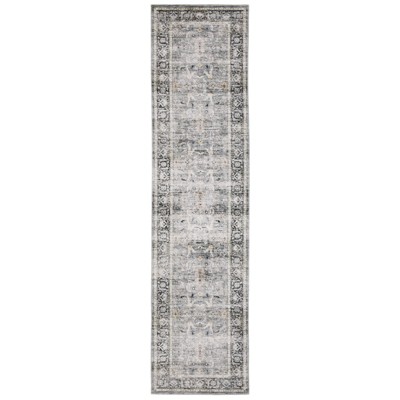 Oriental Weavers Charleston CHA07 Charcoal / Grey Indoor Area Rug - 2' x 8'