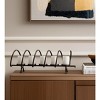 HomeRoots 10" Black Metal Centerpiece Candelabra Candle Holder - 2 of 4