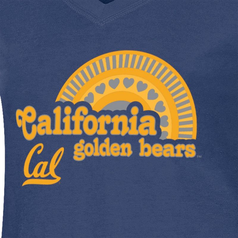 NCAA California Golden Bears Girls&#39; V-Neck T-Shirt, 3 of 4