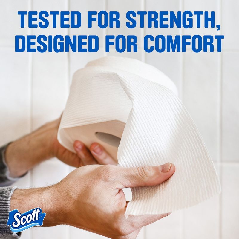 Scott ComfortPlus Septic-Safe 1-Ply Toilet Paper, 6 of 16