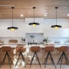 CityFurn 1-Light Modern Industrial Black Pendant Light for Kitchen Island - 4 of 4