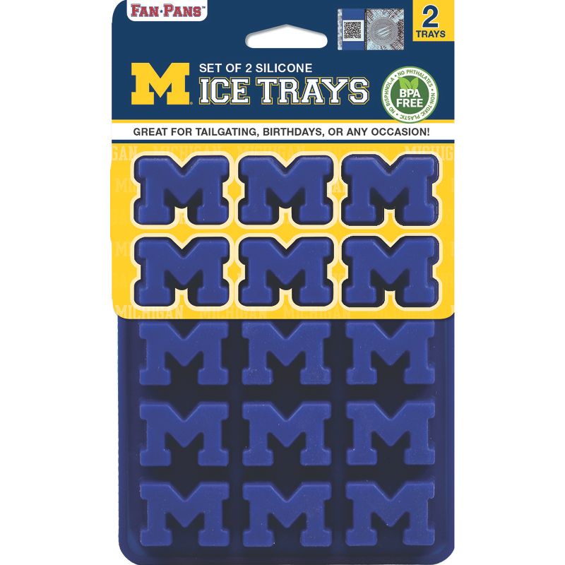MasterPieces FanPans Team Silicone Muffin Pan - NCAA Michigan Wolverines, 1 of 5