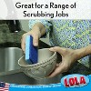 Lola Products Natural Cellulose Scrub Sponges, All Purpose Scrubber Sponge, Made of Cellulose, Sustainable, Dishwasher Safe, Non-Stick, 24 Pack - 2 of 4