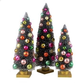 6pc Sisal Christmas Bottle Brush Tree Set - Wondershop™ Assorted Brown :  Target