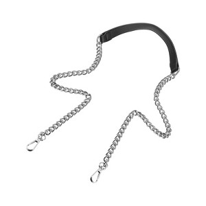 Unique Bargains Metal Corrosion-Resistant PU Leather Purse Flat Chain Strap - 1 of 4