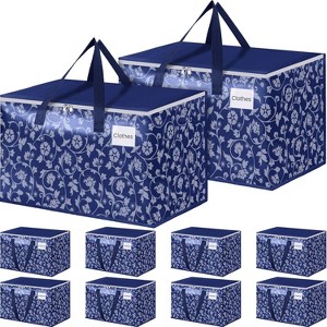 Moving Bags, Extra Large Size Moving Boxes, Heavy Duty Luggage Bags Smooth Zipper Sturdy Handles, Large - 1 of 4