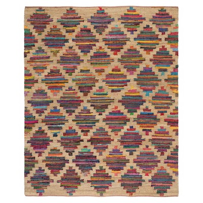 Mod Chindi Geometric Handwoven Cotton Blend Area Rug, 3' x 5'