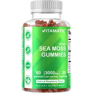 Irish Sea Moss - 60 Vegan Gummies - 1 of 4