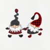 Linum Home Textiles Christmas GNOMES - Embroidered Luxury 100% Turkish Cotton Hand Towels (Set of 2) - 3 of 3