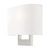 Livex Lighting Hayworth 2 - Light Wall Light in  Brushed Nickel - 3 of 4