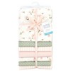 Little Treasure Hudson Baby Girls Cotton Poly Flannel Receiving Blankets 7Pk Multipack - 2 of 2