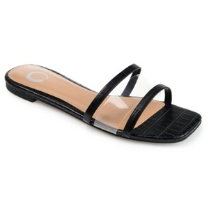 Journee Collection Womens Ramira Slide Flat Sandals - 1 of 4