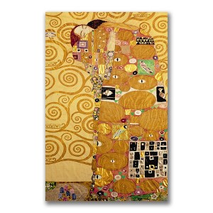 Trademark Fine Art -Gustav Klimt 'Fulfillment' Canvas Art - 1 of 2