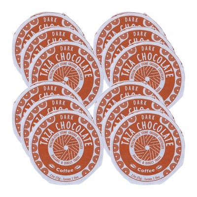 Taza Chocolate Stone Ground Coffee Dark Chocolate Discs - Case of 12/2.7 oz