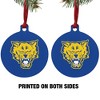 Fort Valley State University Primary Logo Aluminum Holiday Christmas Tree Ornament - 2 of 4