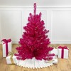 Northlight 3' Metallic Pink Tinsel Artificial Christmas Tree - Unlit - image 2 of 4