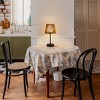 Onewish  Protable Table Lamp with Swappable shade Black + Brown, 2-pack - 4 of 4