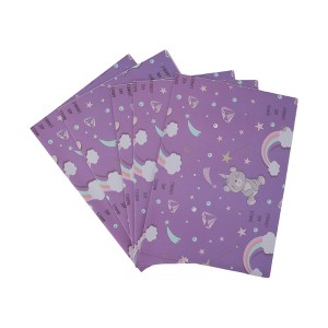 Unique Bargains Gift Wrap Paper White Kraft 27.56"x19.69" 5 Pcs - 1 of 4