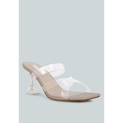 Star Ivy Clear Spool Heeled