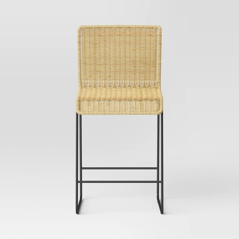 Chapin Modern Woven Counter Height Barstool with Metal Legs - Threshold&#8482;, 4 of 8