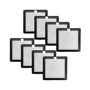 Nispira 2-in-1 Activated Carbon Replacement Filter For Potulas Compact Desktop Air Purifier, 8 Packs - 1 of 4