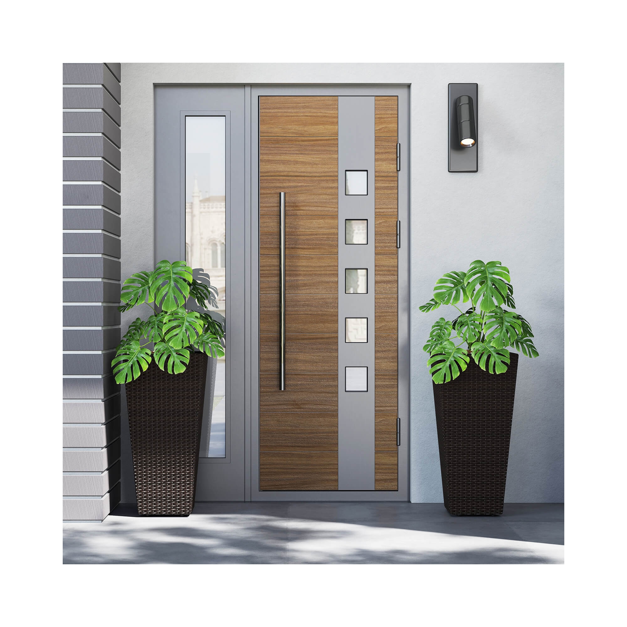 Costway 30” Tall Flower Pot Set of 2 Planter Pots with Open-ended Base & Non-woven Soil Bag