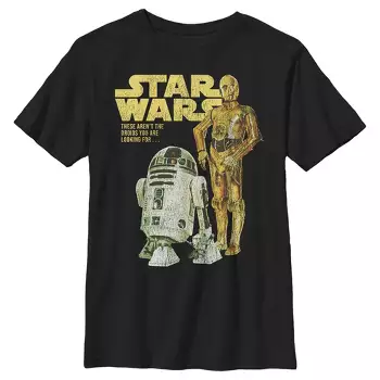 anker behandeling Versnellen Boy's Star Wars: A New Hope Droid Buddies T-shirt : Target