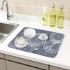 REGALWOVEN Large Diatomaceous Stone Dish Drying Mat for Kitchen Counter, Dishes, Cups, and Utensils - 2 of 4