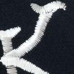 embroidered black