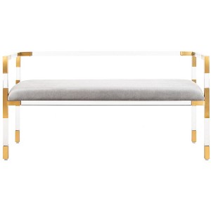 Anastasia Acrylic Bench  - Safavieh - 1 of 4