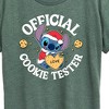 Women's - Lilo and Stitch - Christmas Official Cookie Tester Short Sleeve Graphic T-Shirt - 2 of 4
