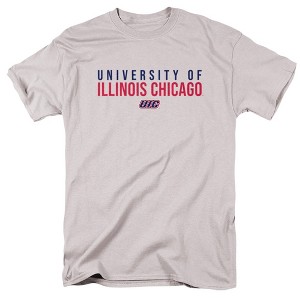 Men's University of Illinois Chicago Official Stacked T-Shirt - 1 of 4