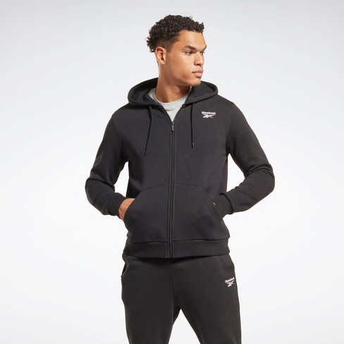 Reebok Identity Fleece Full-zip Hoodie Mens 2xl Black : Target